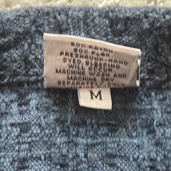 CP Shades | Button Up Shirt Jacket Shacket with Four Pockets in Navy Blue | Sz M - Picture 5 of 5